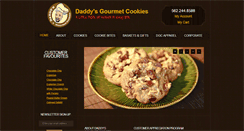 Desktop Screenshot of daddysgourmetcookies.com